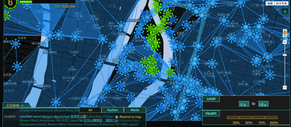 Ingress Intel Map 2