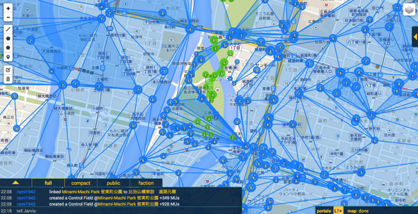 Ingress Intel Map